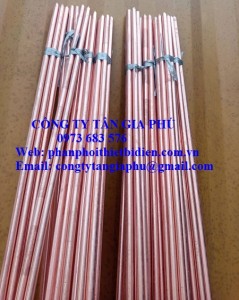 cọc tiếp địa mạ đồng 16